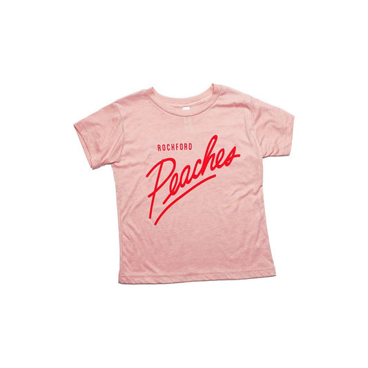 Rockford Peaches Script Youth Tee