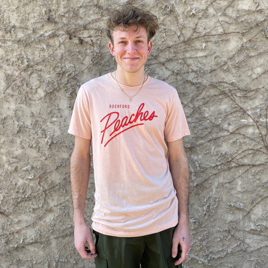 Rockford Peaches Script Tee